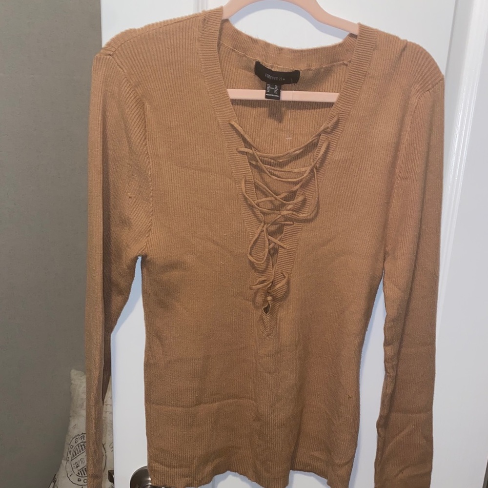 Tan sweater